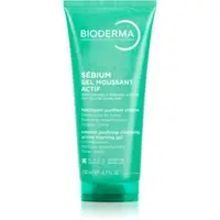 Bioderma Sébium Gel Moussant Actif gel intens pentru curatare pentru ten gras si problematic