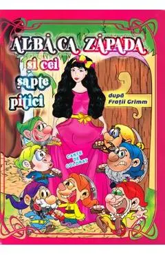Alba ca Zapada si cei sapte pitici dupa Fratii Grimm
