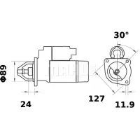 Starter Mahle Original Ms 394