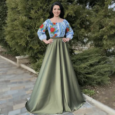 Rochie Traditionala stilizata cu maci 13