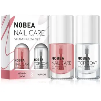 NOBEA Nail Care Vitamin Glow Set set de lacuri de unghii Vitamin glow set