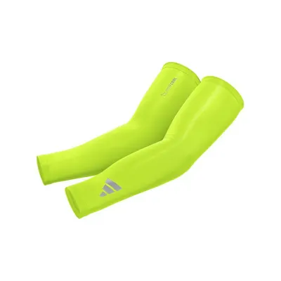 Mâneci compresive pentru brațe Adidas Climacool - Lucid Lemon