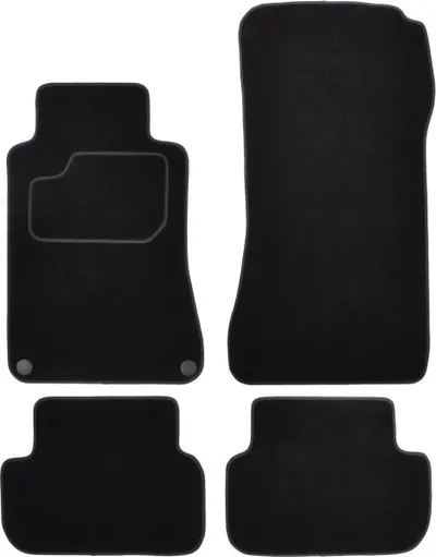 Covorase auto (set, velur, 4 bucati, culoare negru) MERCEDES CLK (C209) intre 2002-2009
