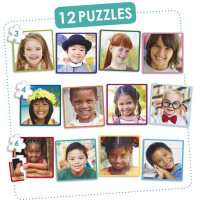 Set de 12 puzzle-uri