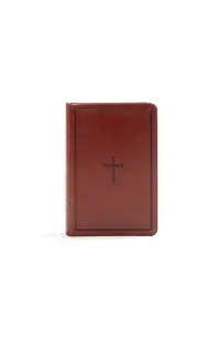 KJV Large Print Compact Reference Bible, Brown Leathertouch