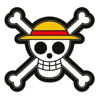 Perna One Piece - Jolly Roger 33 cm