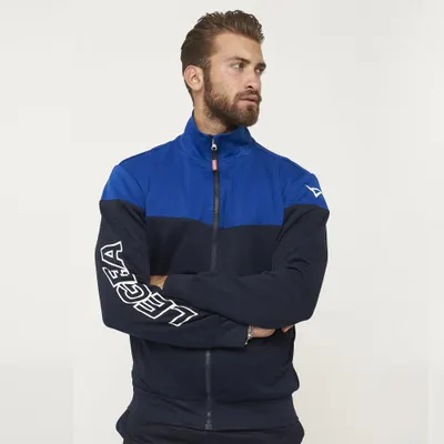 Senior Running Giacca Antivento Traspirante Blu-Azzurro Ontario