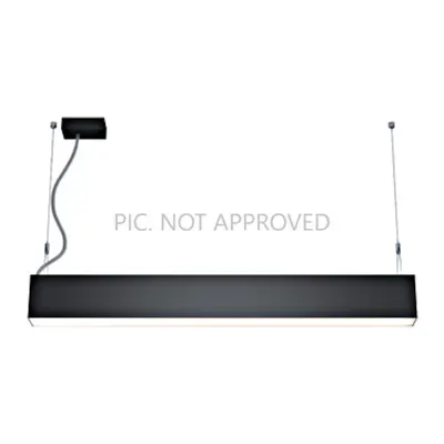 Profile luminaire PL 10W 3000K 1270lm ECG black L-855mm