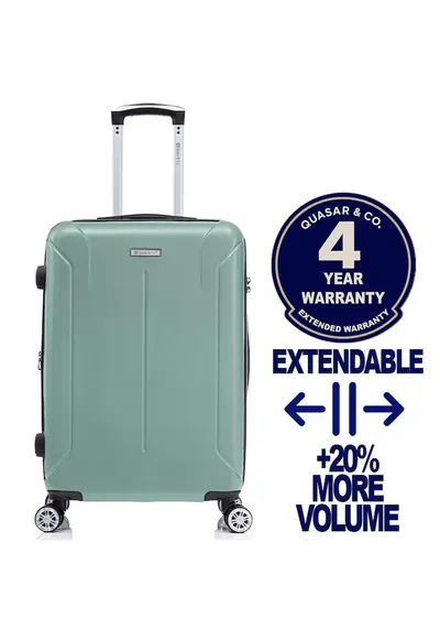 Troler mediu extensibil - M - ABS - fermoar antifurt - SMART - Turcoaz deschis