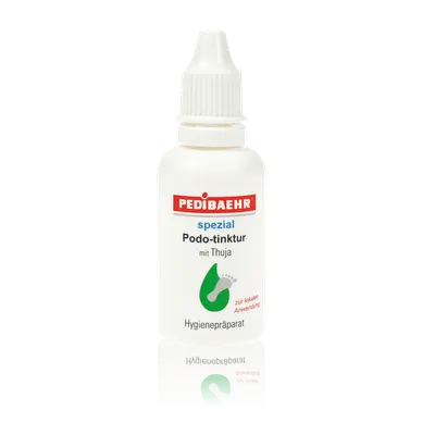 Baehr Tinctura pentru tratamentul verucilor cu ulei de tuia (PODO-TINKTUR MIT THUJA), 30 ml