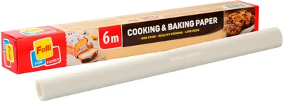 Hârtie de copt Folli - 6 m x 38 cm