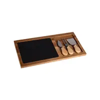 Platou branzeturi cu 3 cutite AMIR WOODEN