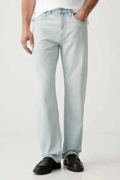 Calvin Klein Jeans blugi drepți bărbătești
