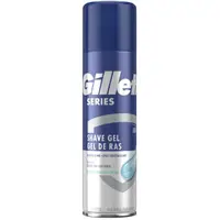 Gel de Ras Gillette Series Sensitive, Revitalizant, Ceai Verde, 200 ml