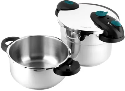 Set 2 oale sub presiune Fagor - Future Step, argintiu