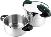 Set 2 oale sub presiune Fagor - Future Step, argintiu