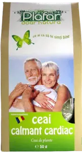 Ceai medicinal calmant cardiac, 50g, Plafar