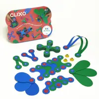 Joc magnetic de constructie - 30 piese - Crew Albastru & Verde
