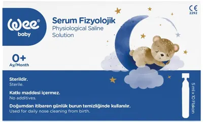 Ser fiziologic Wee Baby - 10 x 5 ml