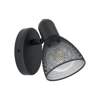 spot CAROVIGNO negru 220-240V,50/60Hz