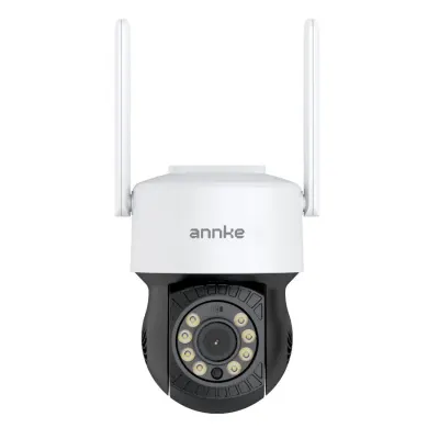 Camera performanta de supraveghere video ANNKE I81BE, de exterior, WiFi, 4MP, tip Dome, Super HD, Pan & Tilt, comunicare audio bidirectionala, vedere nocturna IR, rezistenta la intemperii