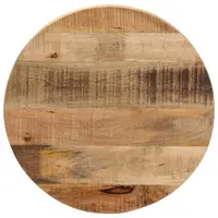 Gossi blat de masa rotund, Ø 40x1,5 cm, lemn masiv de mango brut