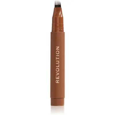 Revolution Instant Brow Hair creion pentru sprancene culoare Warm Brown 1.8 ml