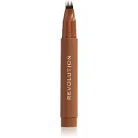 Revolution Instant Brow Hair creion pentru sprancene culoare Warm Brown 1.8 ml