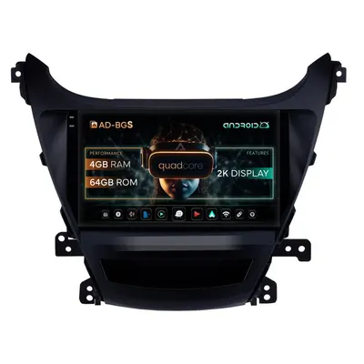 Navigatie 2K Hyundai Elantra (2012-2014), Android, S-Quadcore 4GB RAM + 64GB ROM, 9Inch - AD-BGS90042K+AD-BGRKIT177