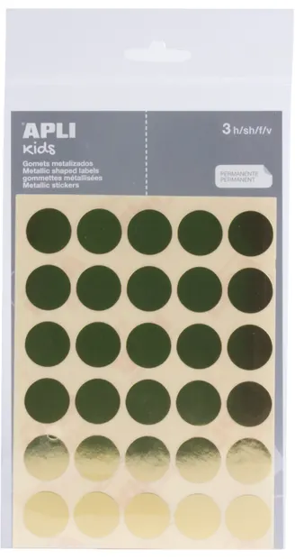 Sticlere Cerc auriu, 20mm, 3 c/pac.