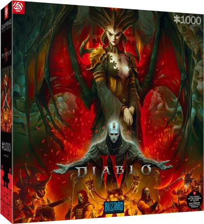 Puzzle Good Loot din 1000 de piese - Diablo IV: Lilith Composition