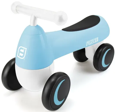 Bicicleta fara pedale, 4 roti, D'Arpeje Funbee - Albastra