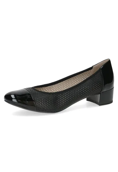 Pantofi dama perforati 9 22504 44 - Negru