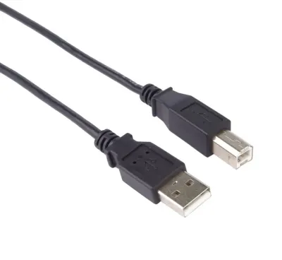 Cablu de imprimanta USB 2.0 A-B 2m Negru, ku2ab2bk