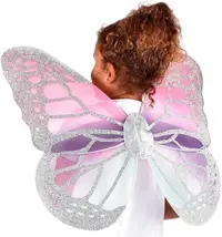 Accesoriu de carnaval Robetoy - Ffluture strălucitor cu aripi argintii