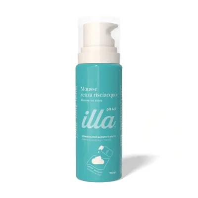Spuma curatare intima fara clatire Illa, 100 ml