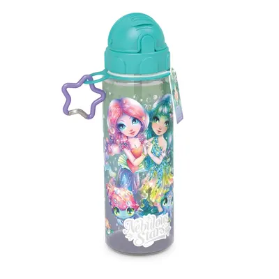Sticlă de apă cu agățătoare stea, personaj Coralia&Marinia, 500 ml, Nebulous Star