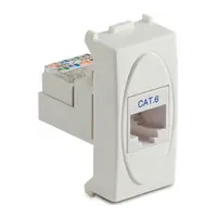 Priza RJ45 Cat.6 UTP neecranata, alb