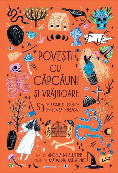 Povești cu căpcăuni și vrăjitoare - Hardcover - Angela McAllister