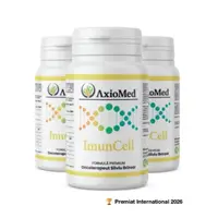 AxioMed ImunCell – formulă imunomodulatoare sub forma de capsule cu 10 compuși bioactivi standardizați – 180 cps