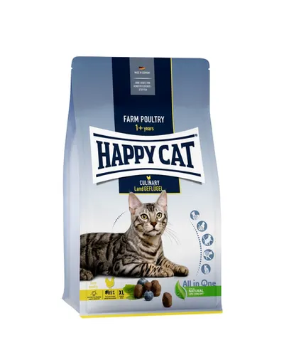 HAPPY CAT Culinary hrana uscata pentru pisici adulte, cu pasare de curte 10 kg