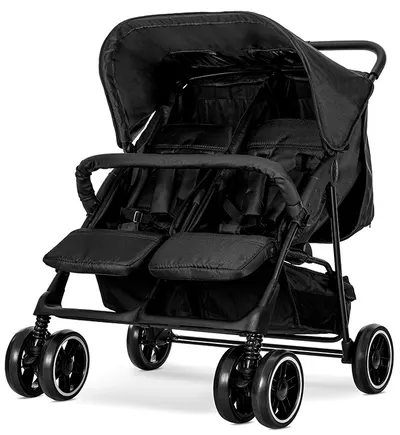 Cărucior pentru gemeni Lorelli - Twin, Black