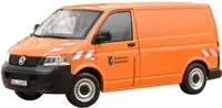 Model colecționar Norev: Automobile - Volkswagen Transporter Vehicul comunal (Orange) (2003)