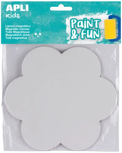Panza pentru desen APLI - Floare, 15 х 15 сm, magnetica