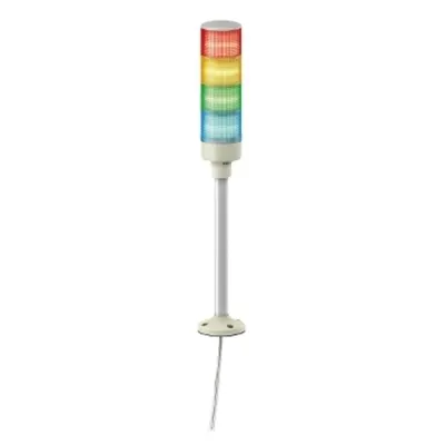Harmony XVG, Coloana de semnalizare, 4 Unitati RGVA, 24V, LED, BUZ, TUB FIX