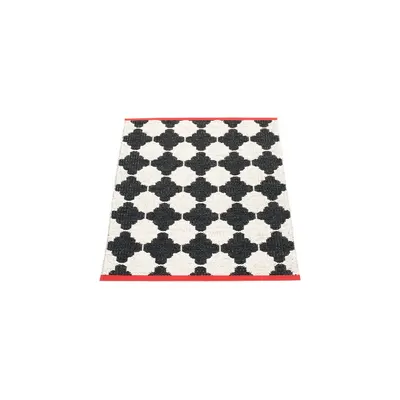 Covor pentru exterior și interior alb-negru 70x90 cm Marre Black Coral – Pappelina