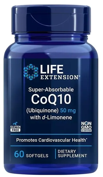 CoQ10 Ubiquinone, 50 mg, 60 capsule, Life Extension