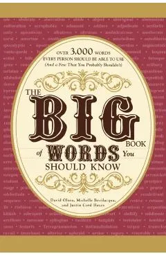 The Big Book of Words You Should Know: Over 3,000 Words Every Person Should Be Able to Use (and a Few That You Probably Shouldn't)