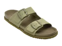 Papuci GEOX verde, D558RA, din piele intoarsa
