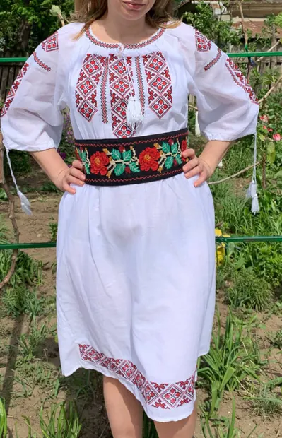 Brau adulti Negru cu Broderie 2
